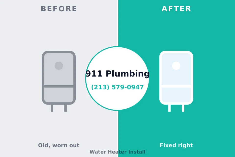 Before and after: plumbing repair Interlachen, FL